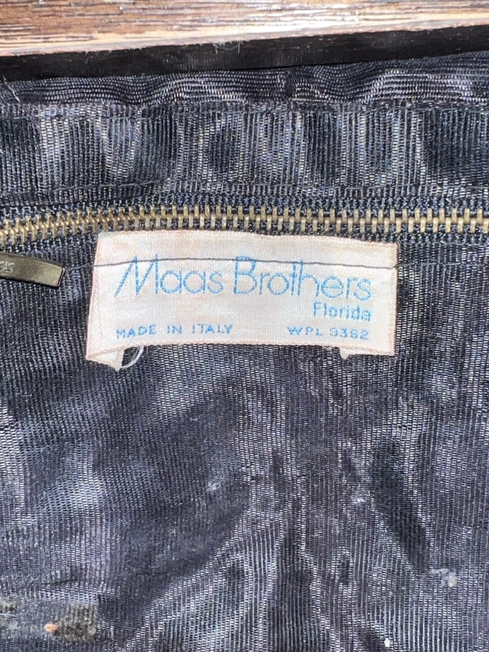 Vintage Maas Brothers Florida Woven Black Clutch Bag Made in Italy Boho - Picture 11 of 14